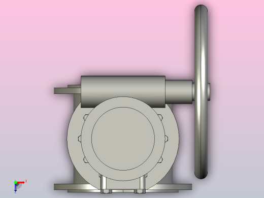 1.6MPa 上装偏心半球阀[300]俯视缩略图