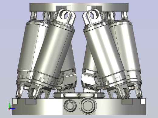 六自由度位移平台左视缩略图