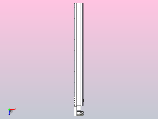 皮带直线轴半封闭可选导轨TPA-HNB-175D-140-L1650-ML-C-P75-N3俯视缩略图