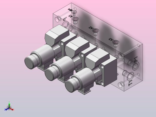 船用起重机液压系统设计（SW+CAD+说明书）正等轴测缩略图