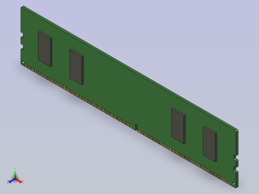 16GB DDR4 DIMM内存条（288针）（简化版）