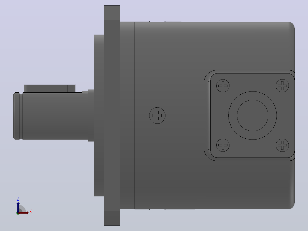 ESF5815-007系列增量编码器_ESF5815-007右视图