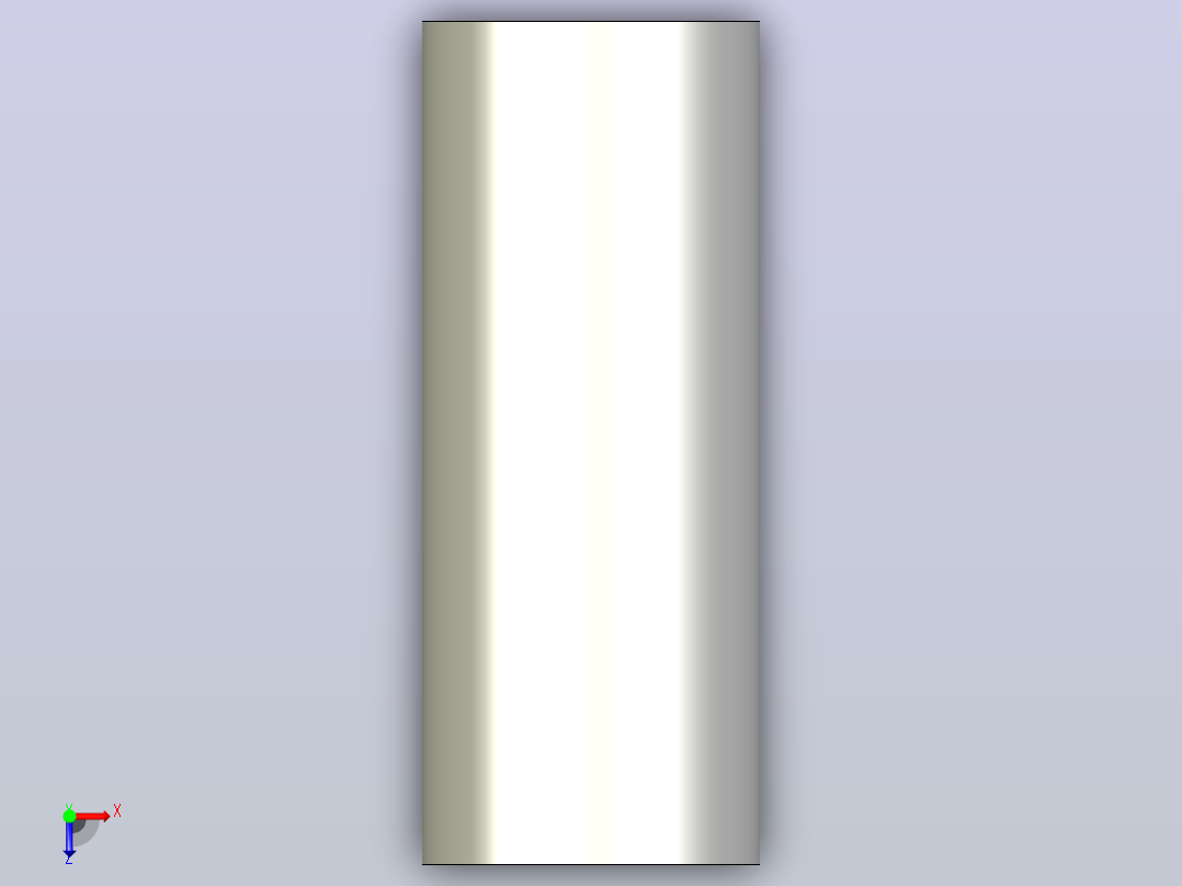 QAC01-20-L50直柱型带轴承 滚轮俯视图