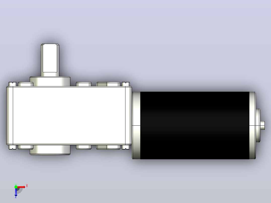 5840-31ZY微型减速电机[5840-31ZY-100K]俯视图