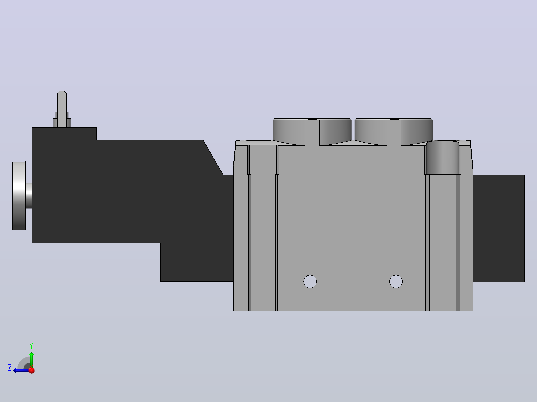 二位五通电磁阀(FESTO)VUVY-F-LP-M52-A-G14-1C1右视图