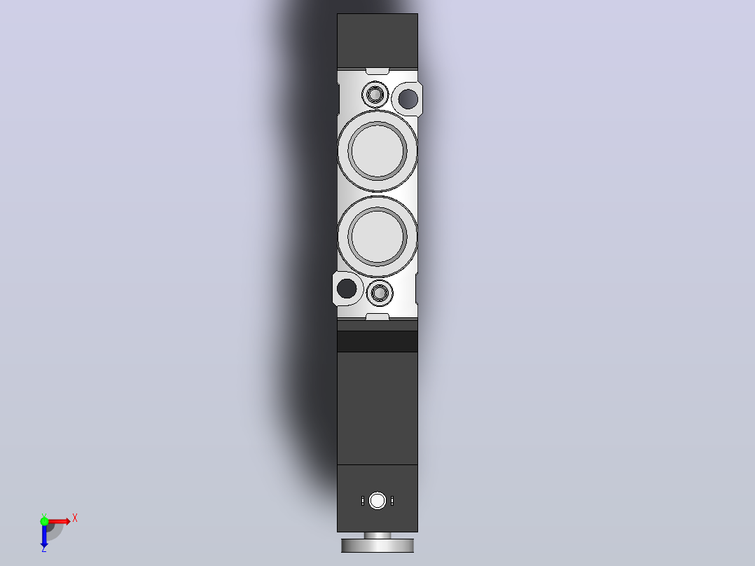 二位五通电磁阀(FESTO)VUVY-F-LP-M52-A-G14-1C1俯视图