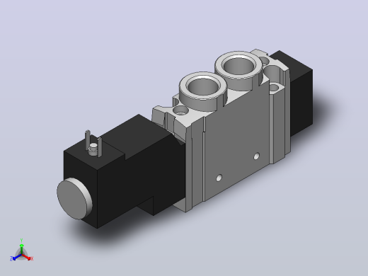 二位五通电磁阀(FESTO)VUVY-F-LP-M52-A-G14-1C1正等轴测缩略图