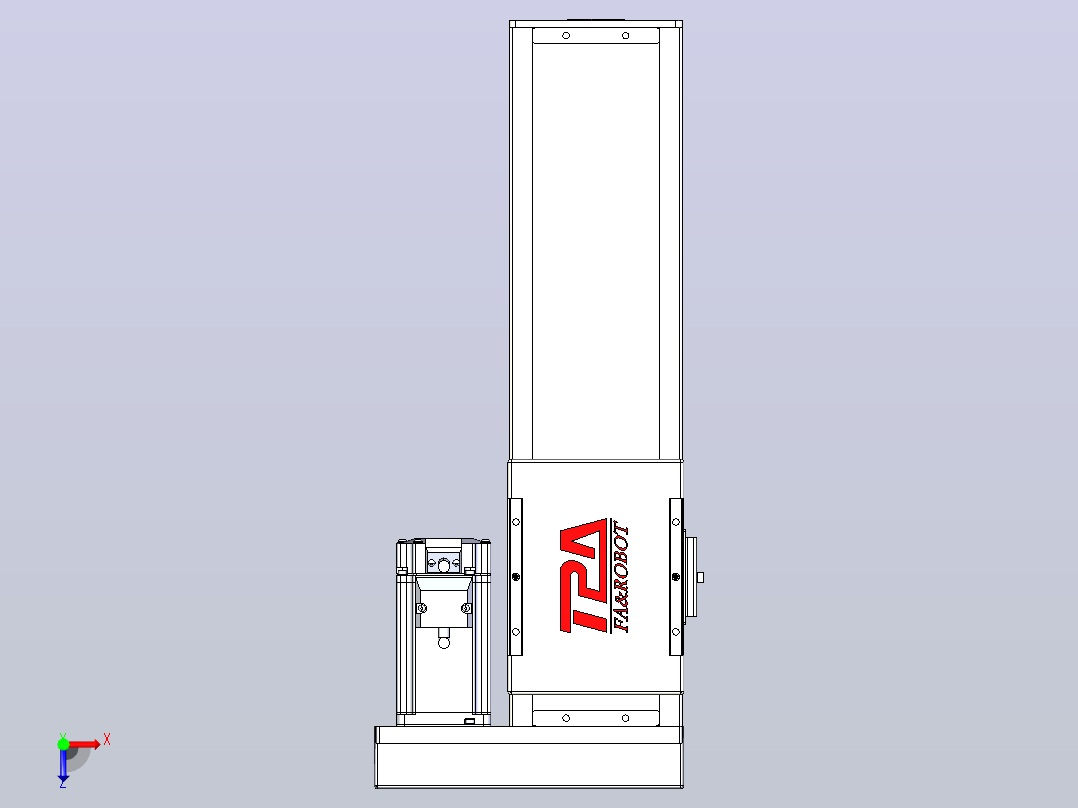 滚珠丝杠直线轴带导轨全封闭TPA-HCR-110D-1610C-L250-ML-C-P40-N3俯视图