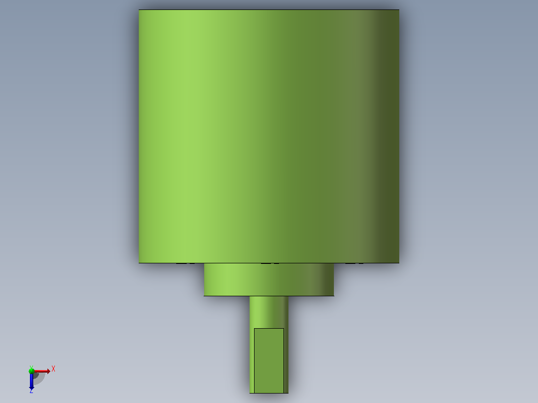 E6B2-CWZ1X编码器俯视图