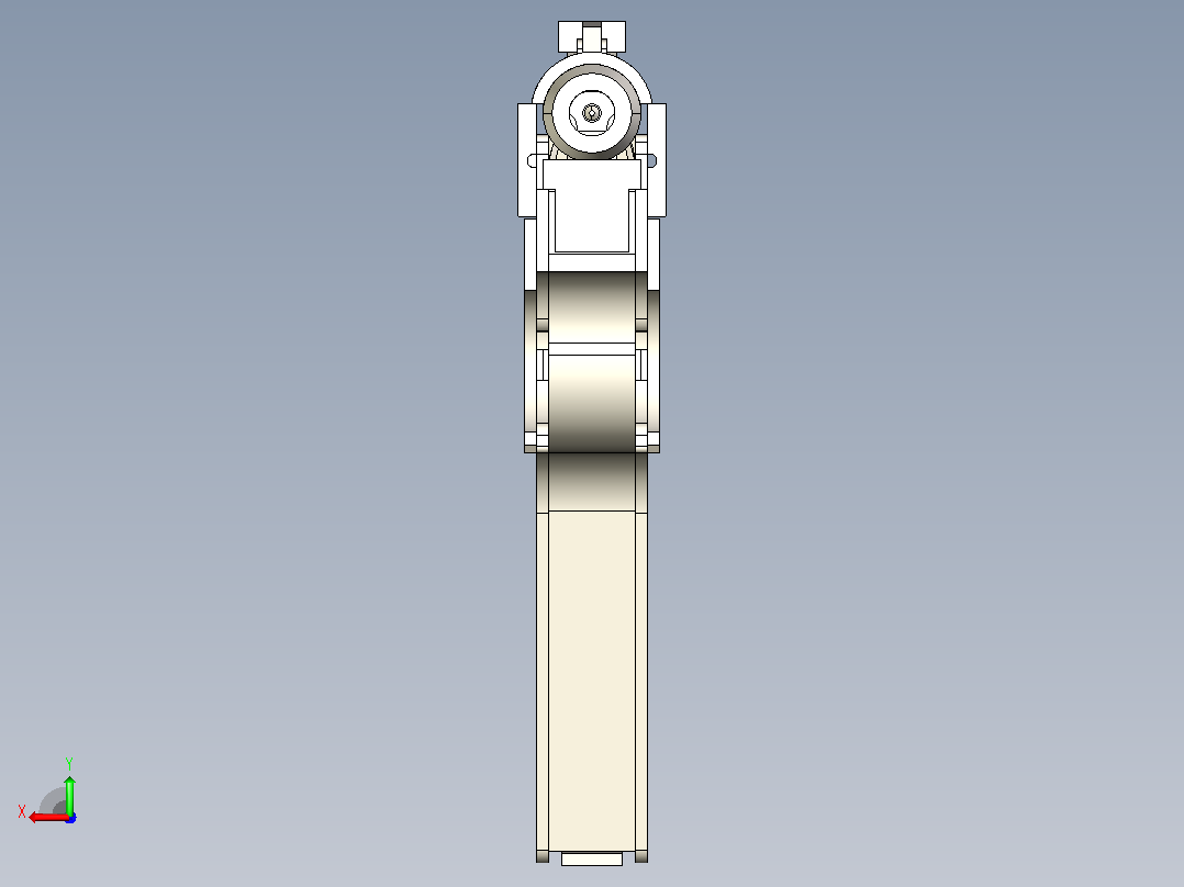Mk2手枪后视图