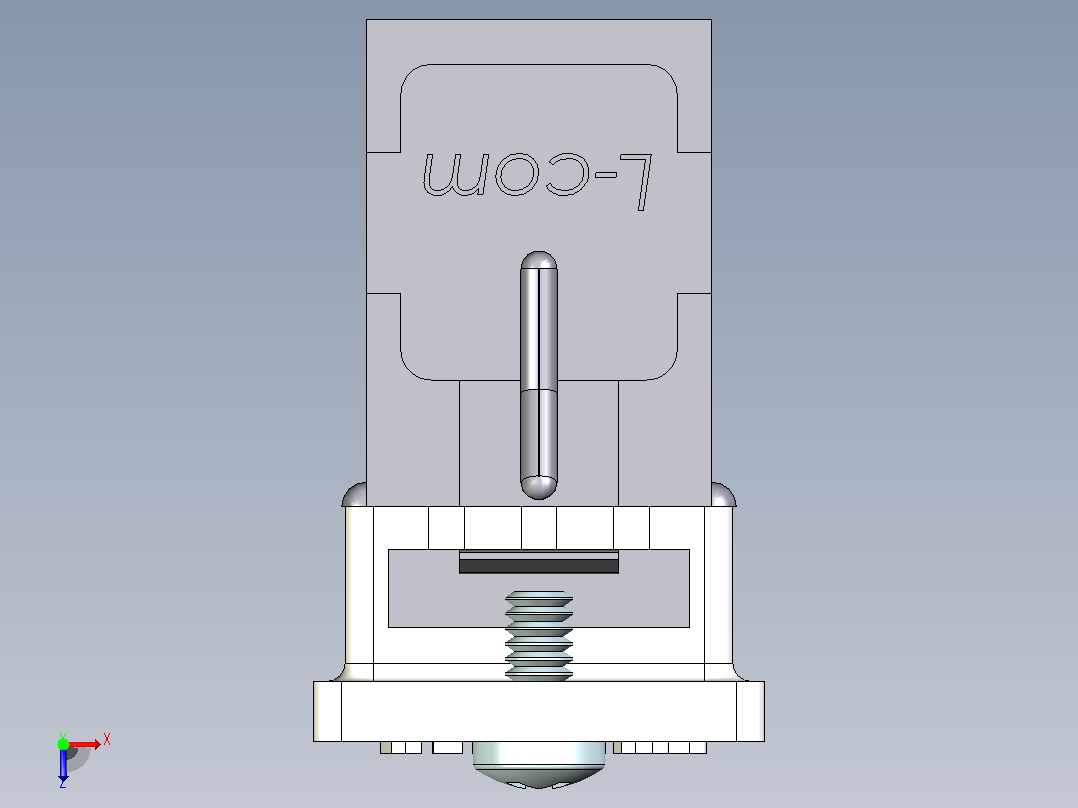 RJ45以太网插孔俯视图
