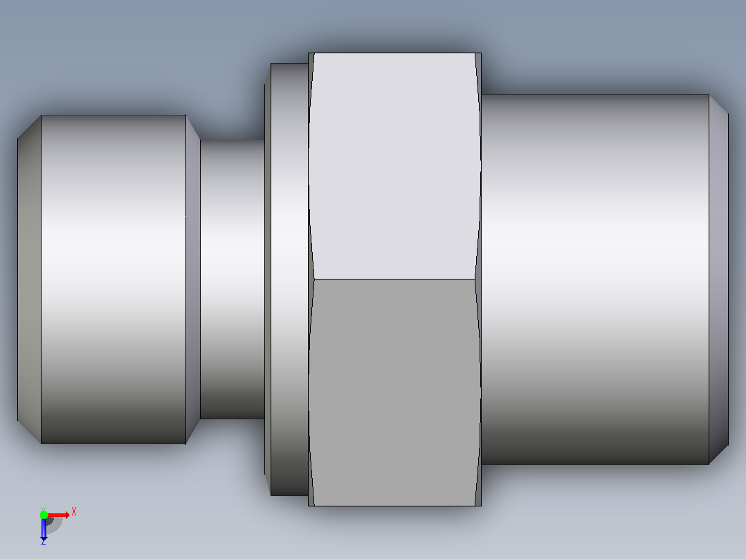 公螺柱连接器GE10SM71X俯视图