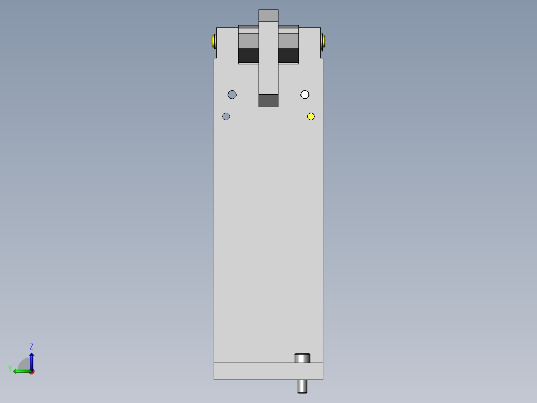 检查夹具左视图