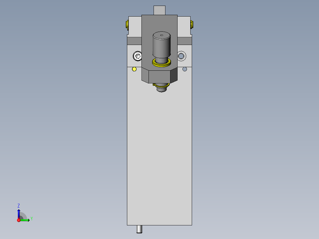 检查夹具右视图