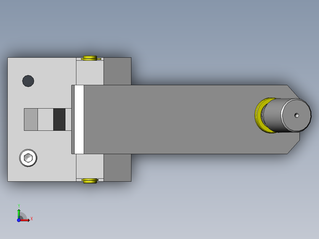 检查夹具俯视图