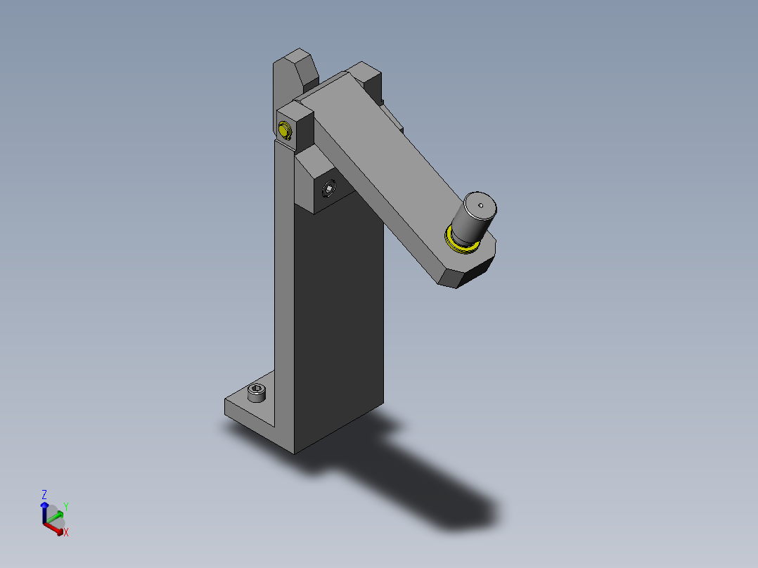 检查夹具正等轴测图
