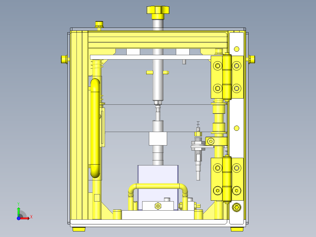 紫外线遮光盒前视图