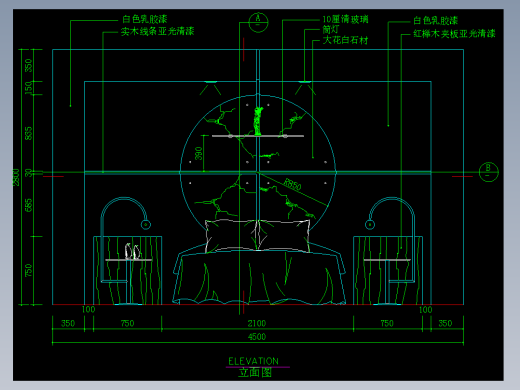家装类CAD土块(二)-FH01073D