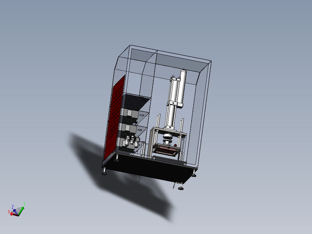 电路板保压检测机（sw18可编辑+工程图）