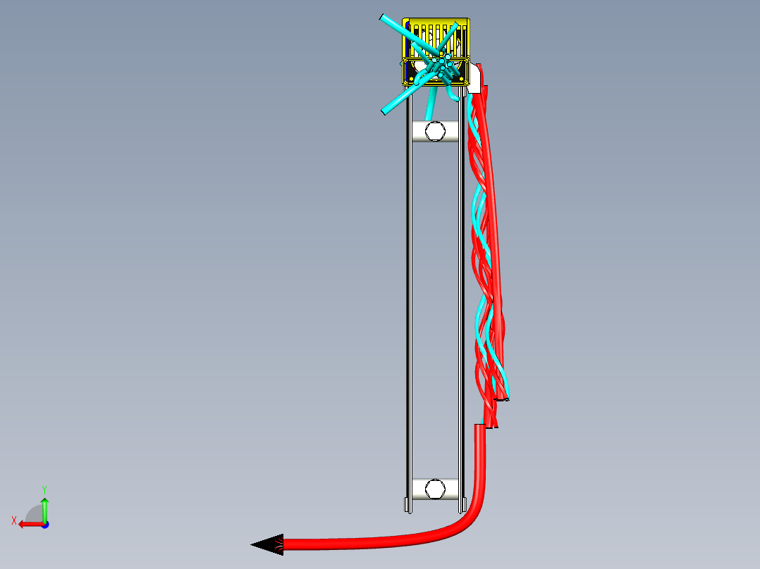 电暖器_暖气片后视图