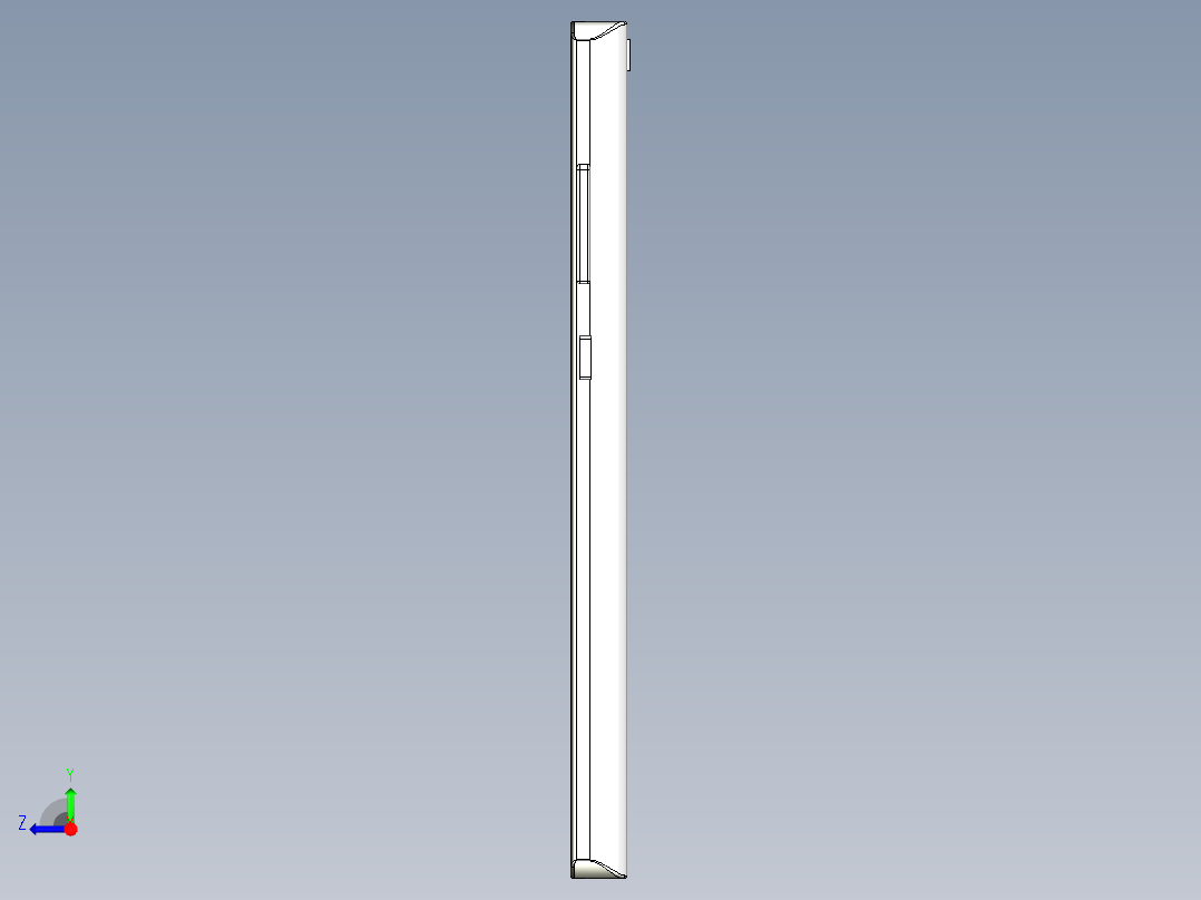 华为 荣耀 3C图纸 右视图