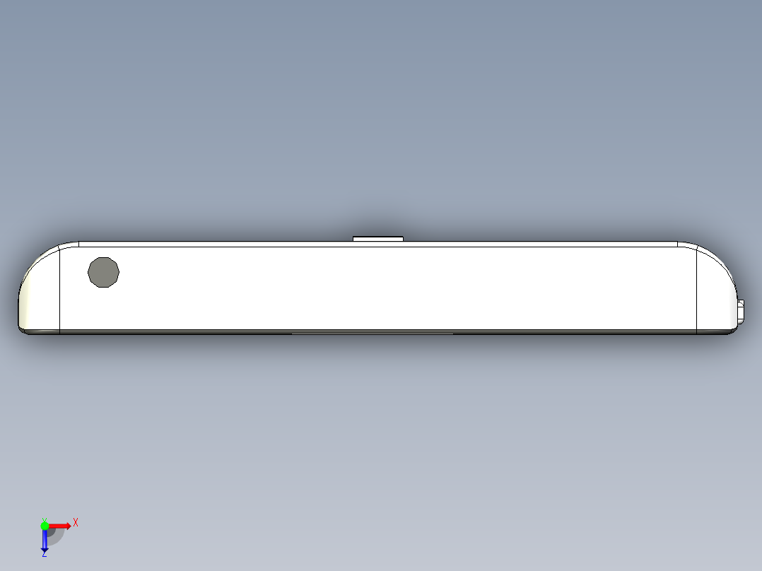 华为 荣耀 3C图纸 俯视图