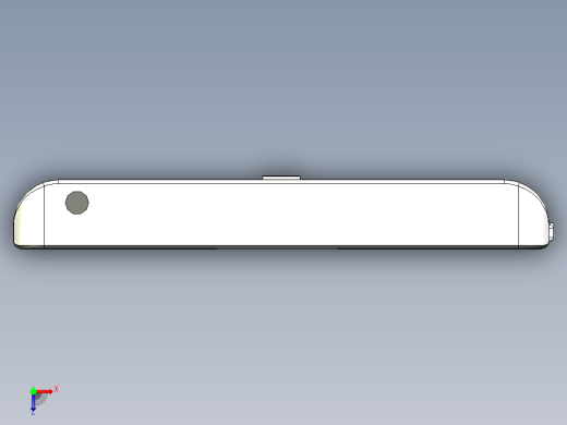 华为 荣耀 3C图纸 俯视缩略图