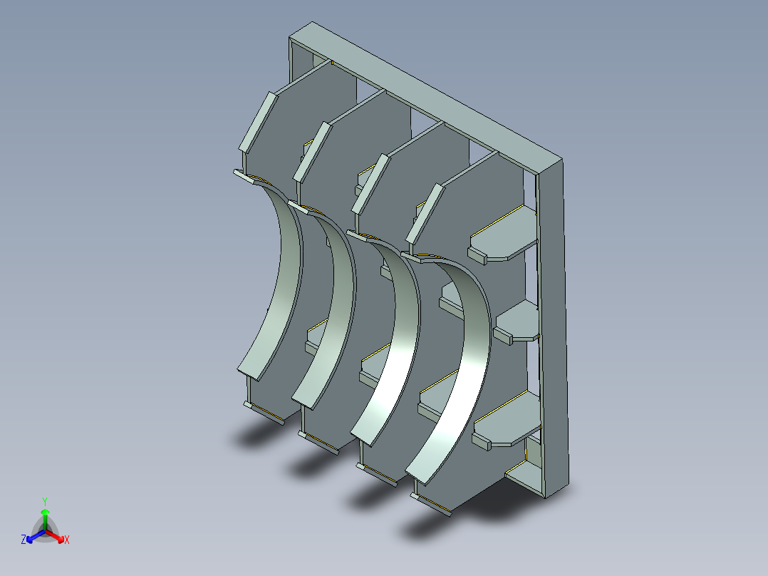 船舶喷水推进系统模型3D图纸 NX9设计 附IGS STP X_T等格式正等轴测图