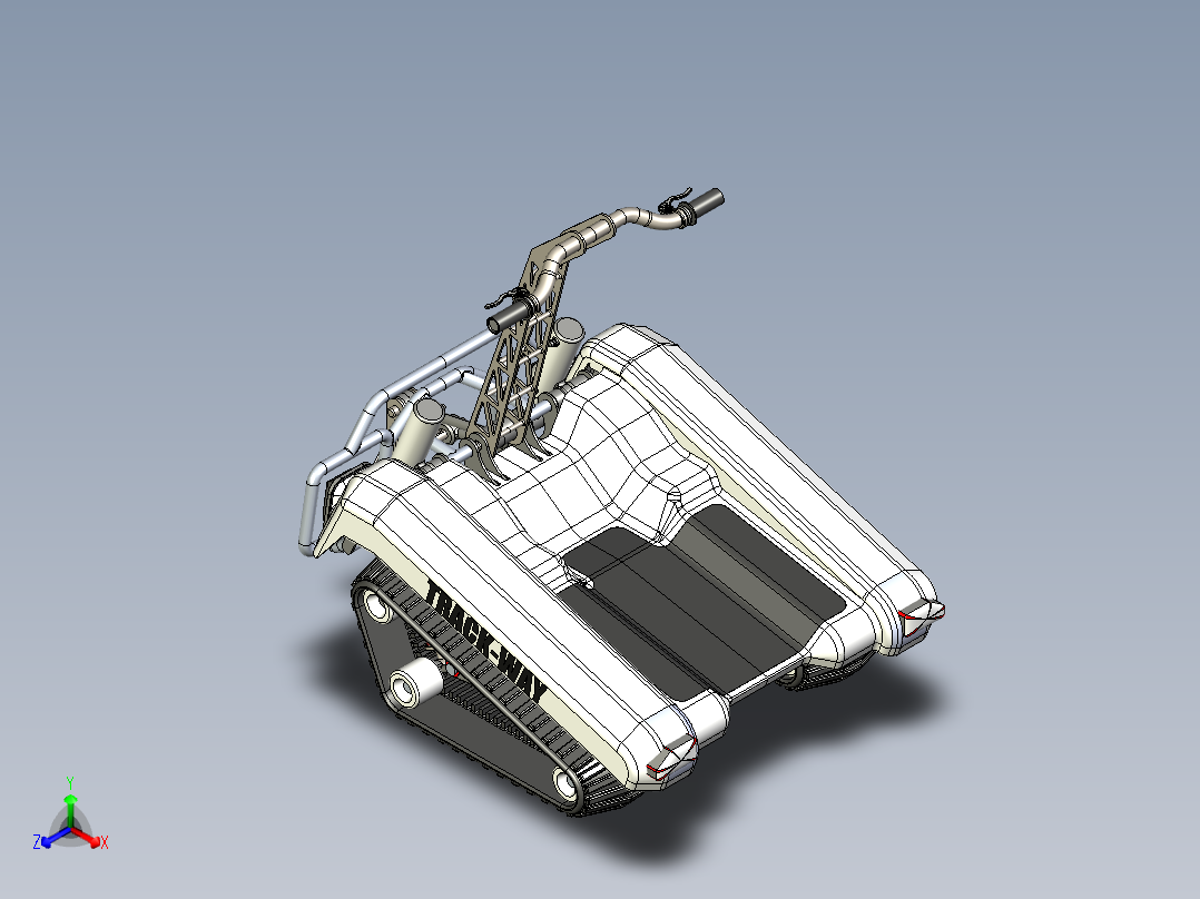 A5_全地形履带车SW2017（是整体不可拆分）正等轴测图