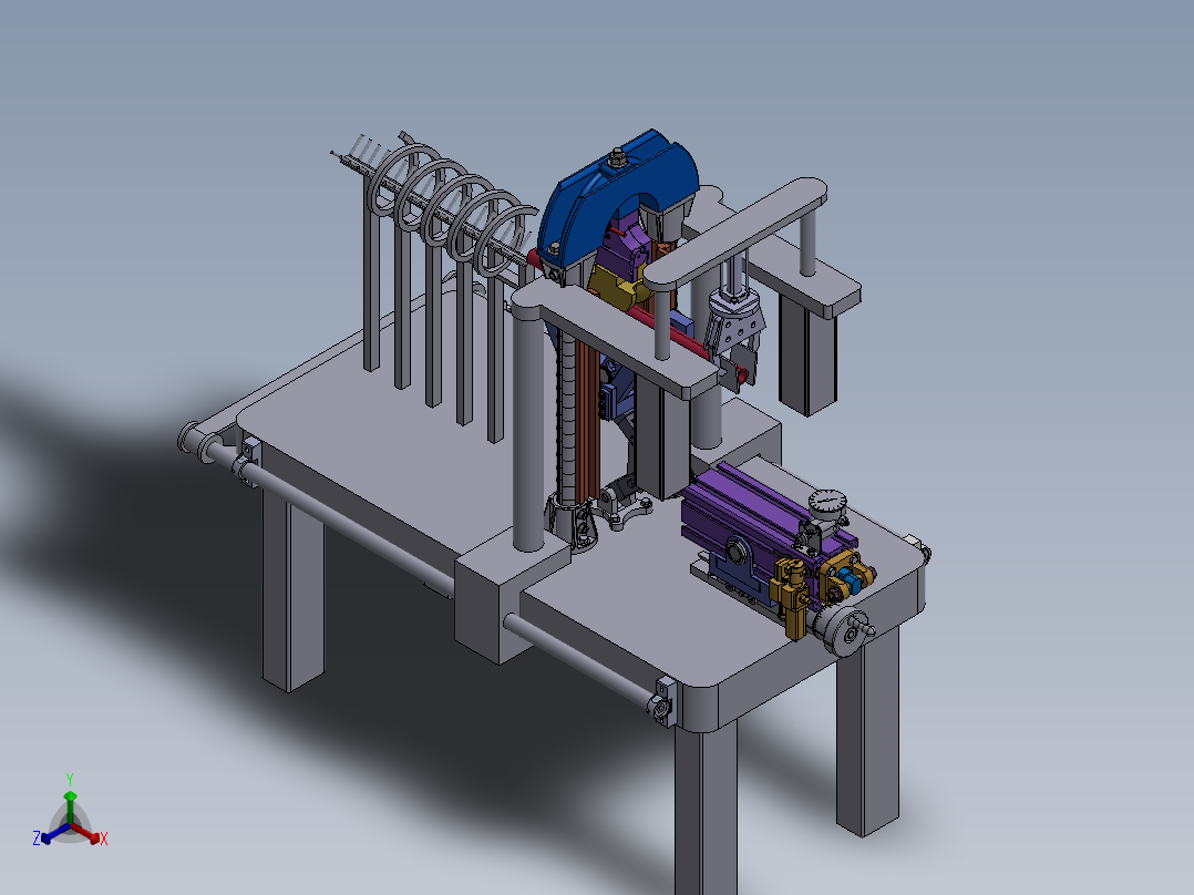 U型杆热弯成型机