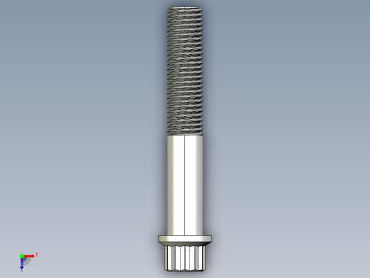 法兰头螺钉-5-16in-24 2long 12-point screws.IGS俯视缩略图