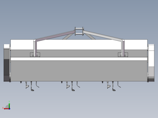 双轴灭茬旋耕机设计含CAD图纸+solidworks三维模型+说明书后视缩略图