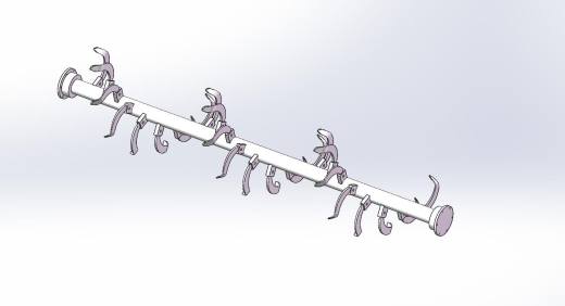 双轴灭茬旋耕机设计含CAD图纸+solidworks三维模型+说明书缩略图