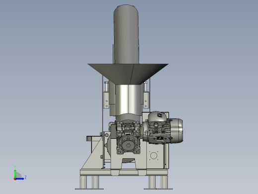 10kw 饲料颗粒压制生产线左视缩略图