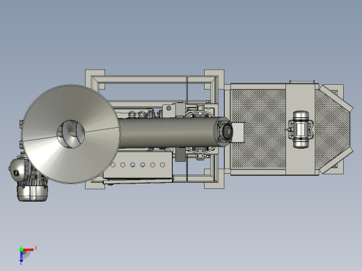 10kw 饲料颗粒压制生产线俯视缩略图