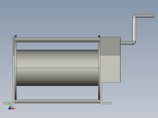 输送带绞盘 - 手动张力--stp前视缩略图