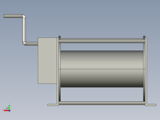输送带绞盘 - 手动张力--stp后视缩略图