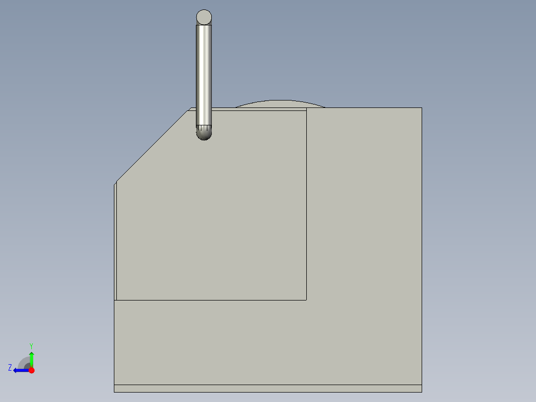 输送带绞盘 - 手动张力--stp右视图