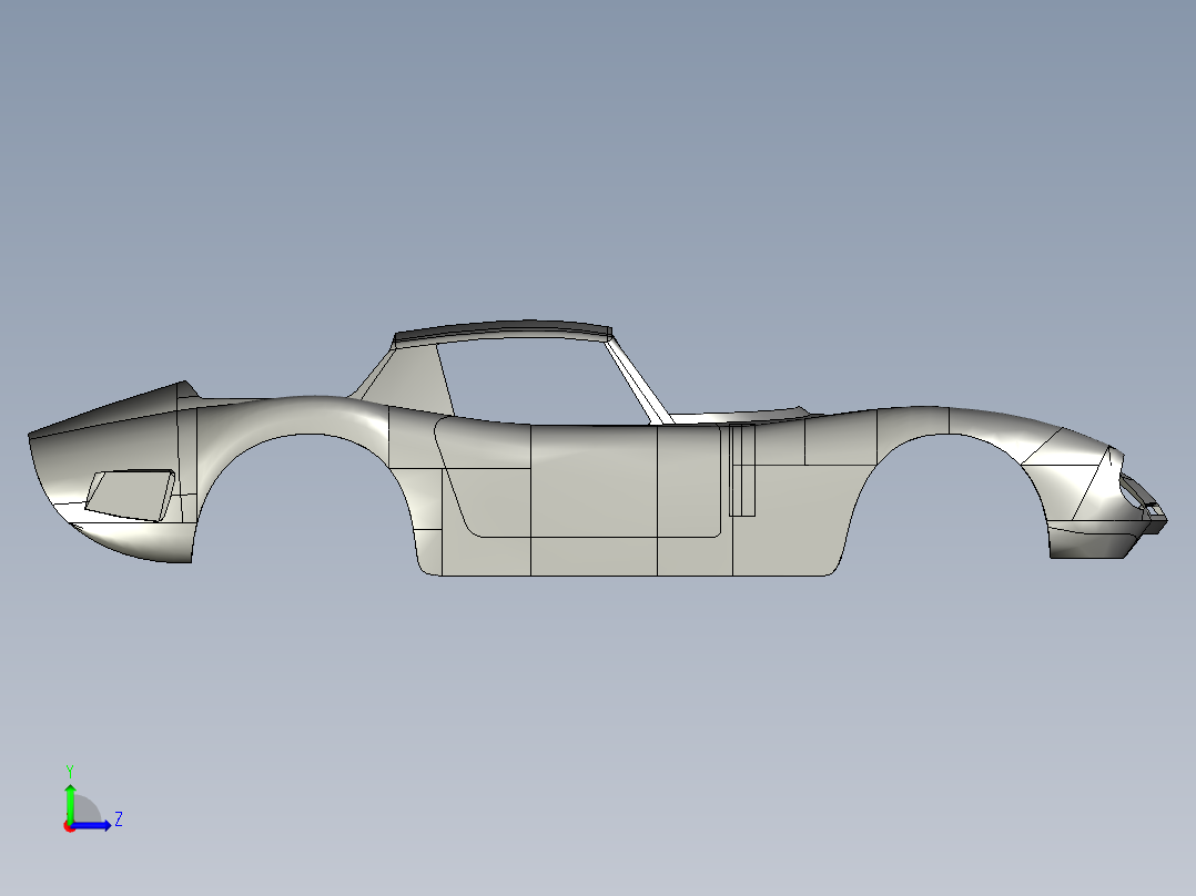 汽车车身 (84)左视图