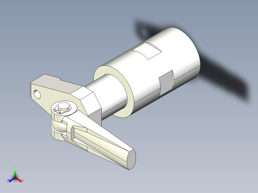 下壓夾具2331(D)-3D多系列多零件图纸模型