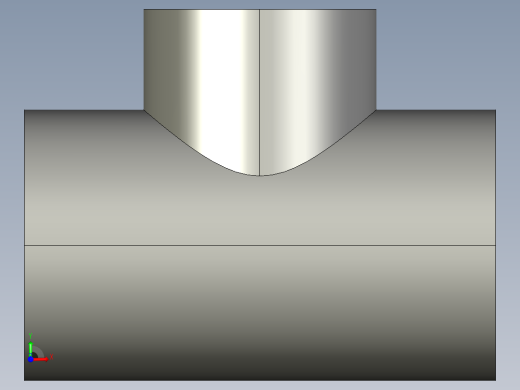 船舶管路系统SeaCor_Molded_ReducingTee_SxSxS_37J101292_2.5in x 2in前视缩略图