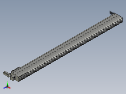 东锦同步带传动-直线滑台模组DH270B-C-L150-S2950-BL-P750W-C3