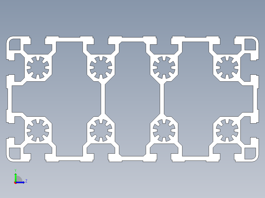 型材-BR 90X180L KJN992857.STEP左视图