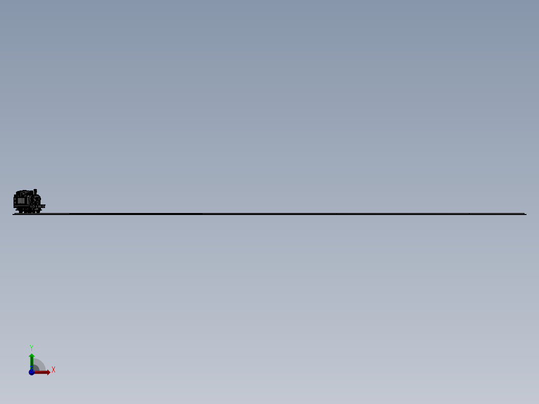 激光下料拼图小火车头AutoCAD-SOLIDWORKS前视图
