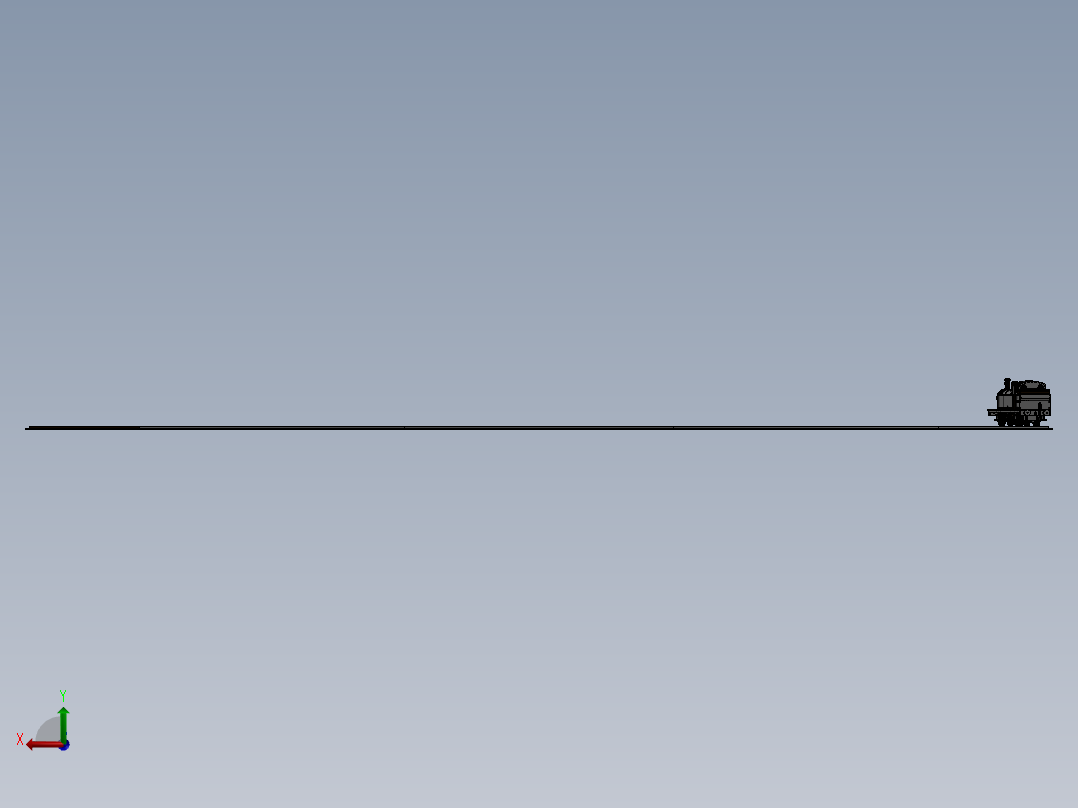 激光下料拼图小火车头AutoCAD-SOLIDWORKS后视图