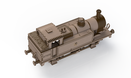 激光下料拼图小火车头AutoCAD-SOLIDWORKS缩略图