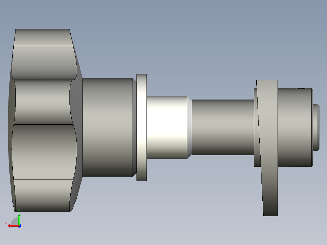 鎖VCK.INOX-3D多系列多零件图纸模型后视图