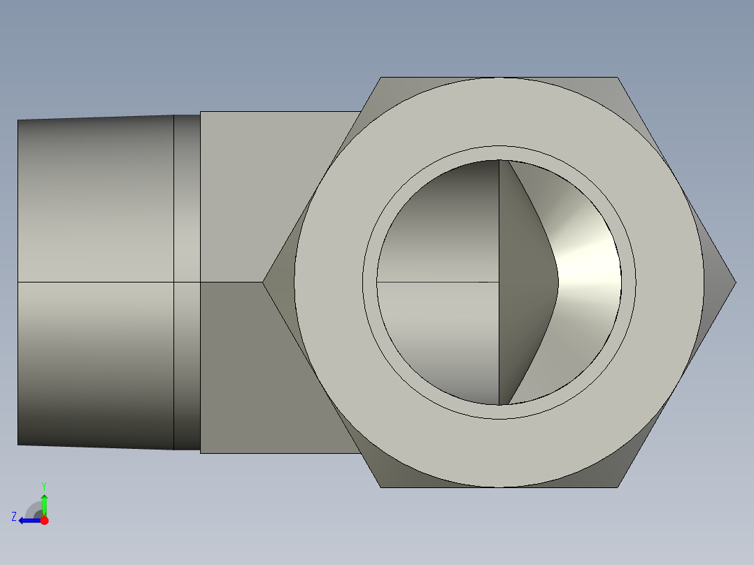卡套式工业通用硬管接头24_cbu-s右视图