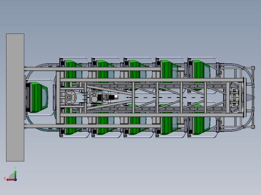 七层垂直循环类机械式停车立体车库设计(SW2014+详细CAD工程图)后视缩略图