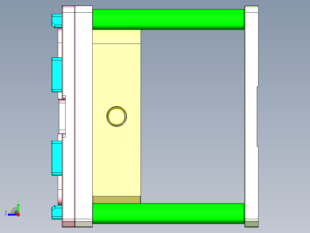 k501-A-CNC1笔记本CNC工装夹具三维模型-1105右视图